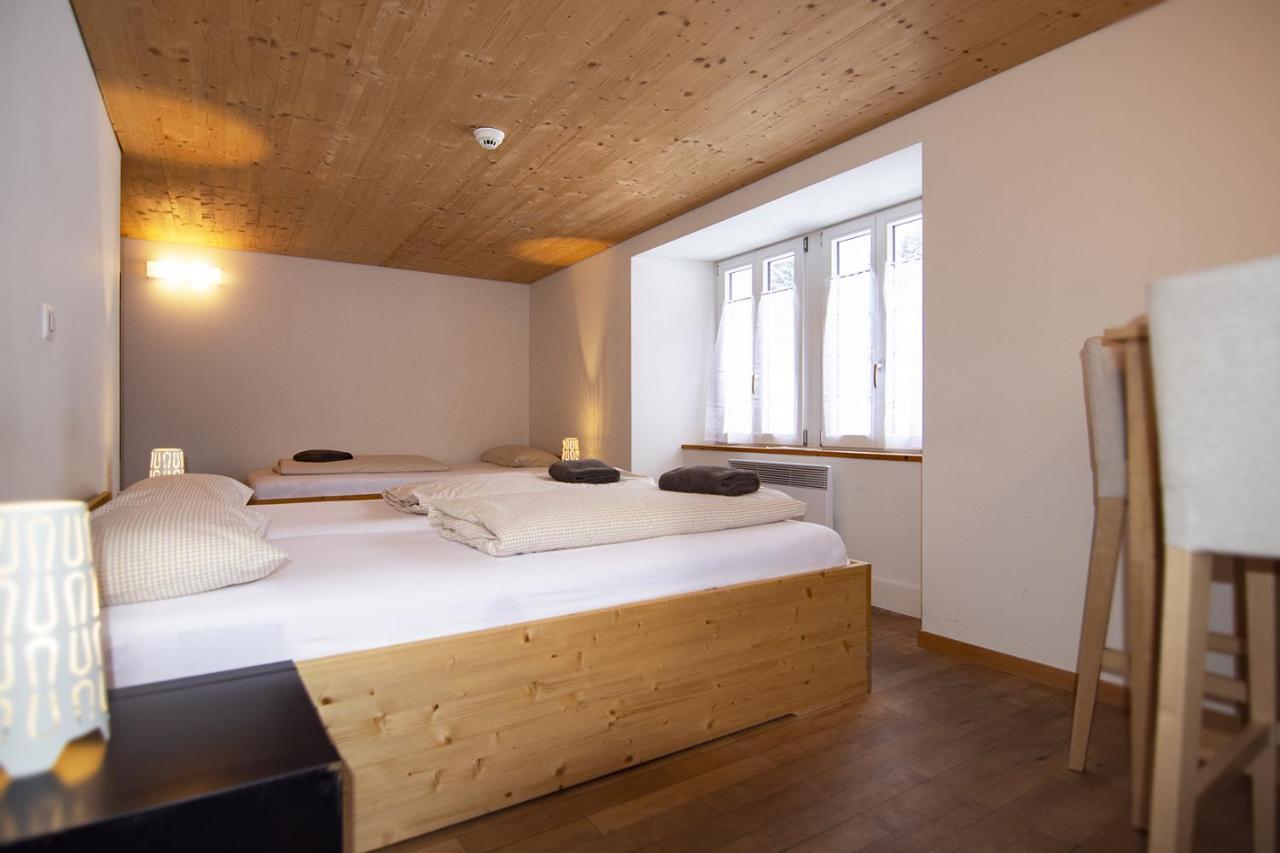 Sust Lodge Am Gotthard Hospental Exterior foto